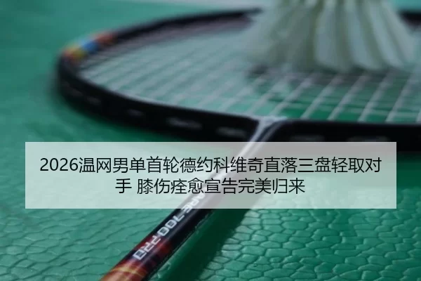 2026温网男单首轮德约科维奇直落三盘轻取对手 膝伤痊愈宣告完美归来
